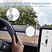 CloudValley Magnetic Laptop Phone Holder, 360° Rotating Mount Compatible with iPhone MagSafe and All Phones, MacBook, PC Monitor, Screen Stand for Tesla, Portable Accessory, Silver