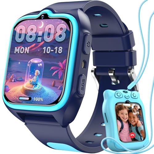 Blackview Smartwatch, 1.75” Reloj Inteligente Niño con GPS Posición, LED...