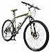 Merax Finiss 26" Aluminum 21 Speed Mountain Bike with Disc Brakes(Fashion Gray&Green)