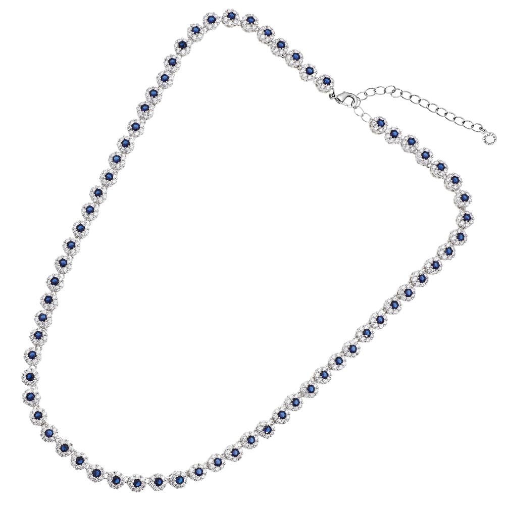 Ottaviani bijoux Collana da donna in ottone con cubic zirconia cm 46,8