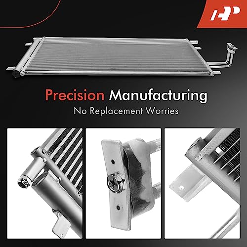 A-Premium APCON172 Air Conditioning A/C Condenser Compatible With Chevrolet, Gmc, Cadillac Vehicles - Silverado, Tahoe, Sierra, Yukon, Escalade - Replacement thumb #7