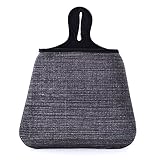 Case New Lightweight Neoprene Auto Trash Bag Sleeve Pouch/Litter Bag/Car Trash Keeper/Garbage Holder/Trash Liner Bag Case& Auto Organizer Storage Bag, Stick Shift Car Garbage Bin- Grey
