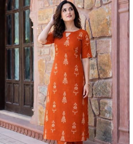 Image of MS VHCK ENTERPRISE Woman Women's Rayon Straight Fit Straight Kurta Kurtis