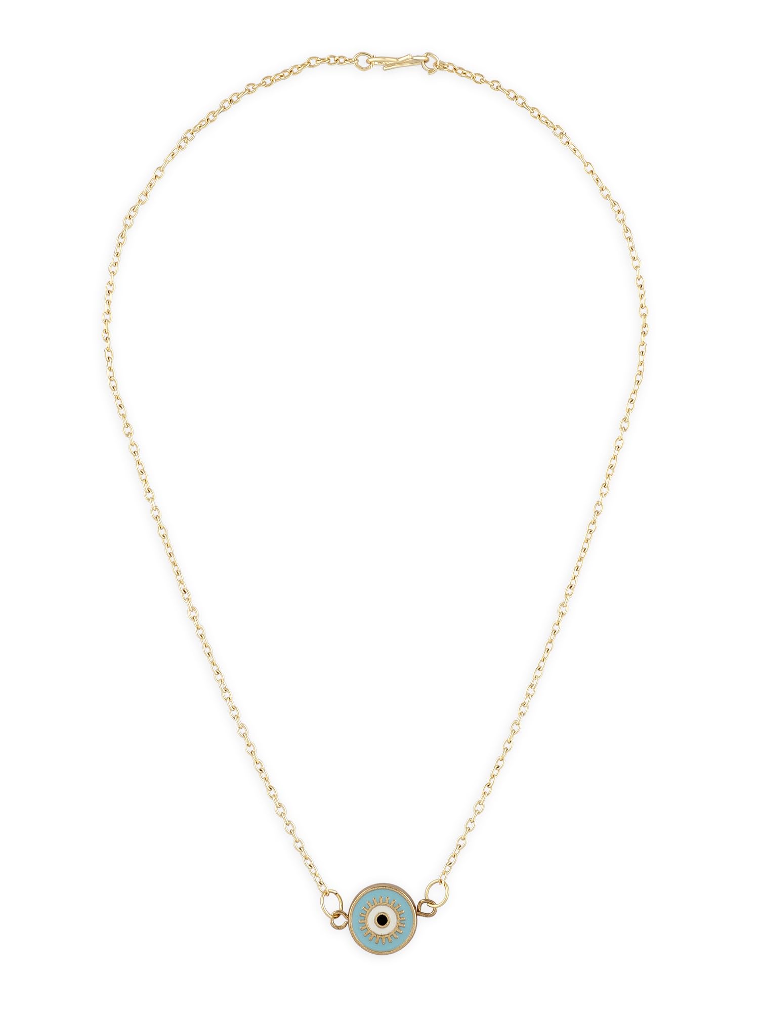 See full amazon price history chart for ZAVERI PEARLS Turquoise Blue & White Minimal Evil Eye Enamelled Contemporary Pendant & Chain For Women-ZPFK16778 ZAVERI PEARLS Turquoise Blue & White Minimal Evil Eye Enamelled Contemporary Pendant & Chain For Women-ZPFK16778 (B0CL2DY29S) Amazon Price History, Amazon Price Tracker