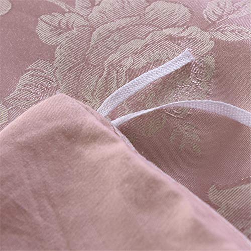 Fundas de almohada y edredón de seda jacquard para evitar sábanas ásperas 5