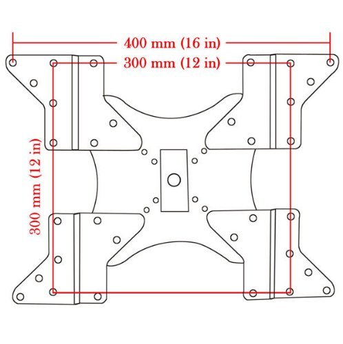 Videosecu Mount Adapter Plate Led Lcd Plasma 3D Tv Wall Mount Bracket Extender Vesa 200 To 300/400/400X200, Mount Accessory Mleb 1Uu #TOP5