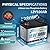12V 100Ah LiFePO4 Battery, Group 24 Lithium Batteries with 100A BMS, UP to 5000+ Deep Cycles Lithium Iron Phosphate Battery, Perfect for RV, Marine, Solar, Boats