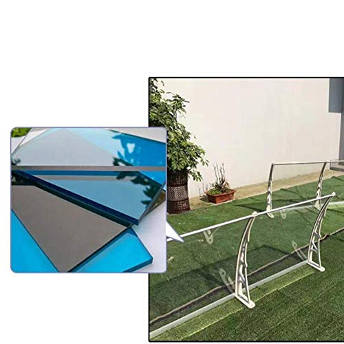 Türüberdachung Markise Regenüberdachung Regenschutz Terrasse/Erker/Klimaanlage Überdachung Markise Silent Aluminiumlegierung PC-Material (Farbe: