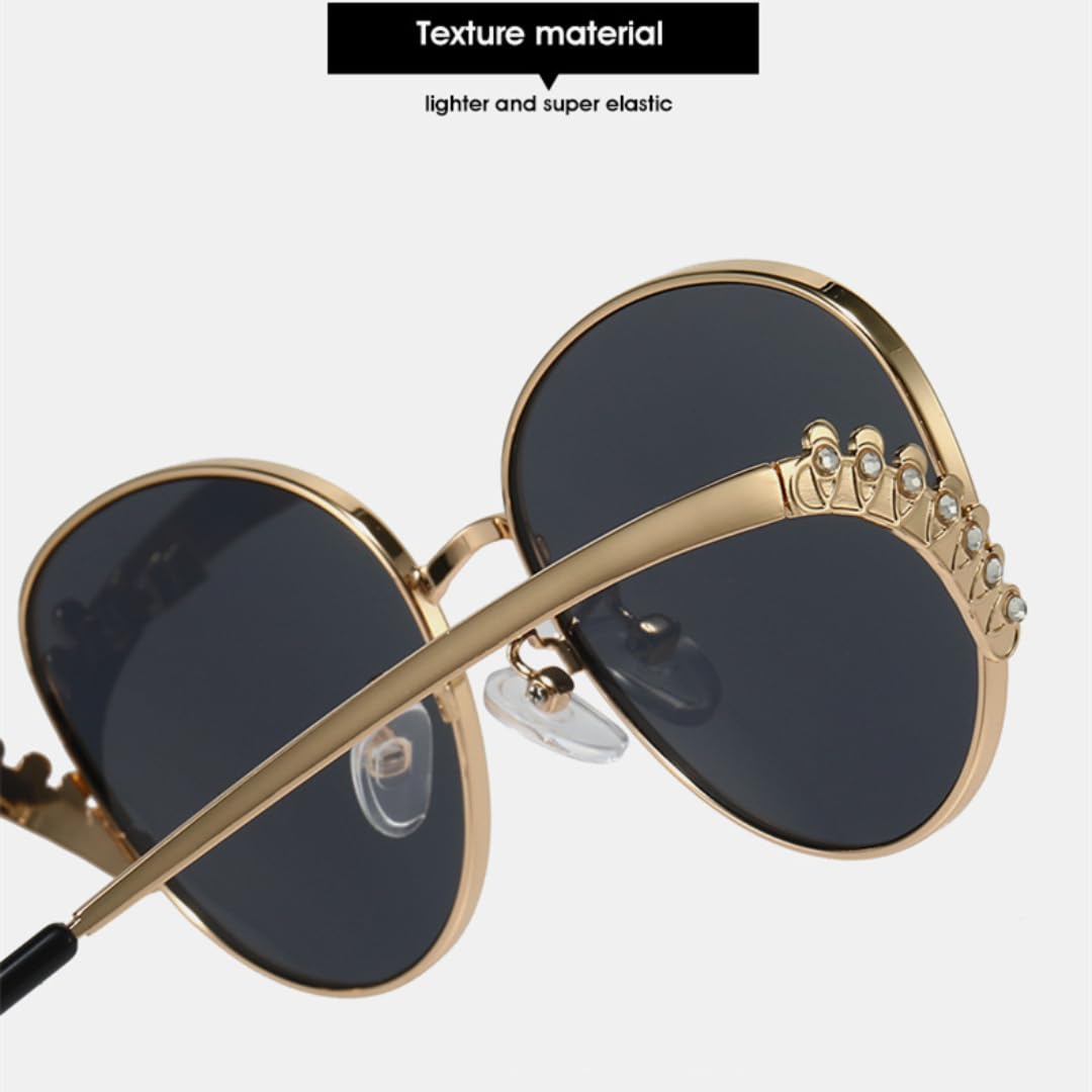 Gafas de sol de lujo con degradado para mujer, modernas y con protección UV400 para hombre.