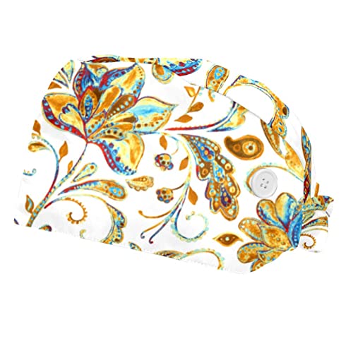 Chapeaux bouffants 2PCS pour en finir avec la sueur au visage durant le travail