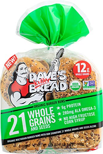 Dave's Killer Bread Organic Burger Buns 16 Count