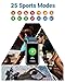 Amzhero Health Fitness Tracker with 24/7 Heart Rate, Blood Oxygen, Blood Pressure, Sleep Tracker, 5ATM Waterproof Activity Trackers with Step Tracker, Pedometer (S & L Bands Included)