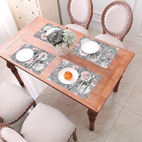 Sets de table imperméables anti-tache pour protéger la table de salle à manger