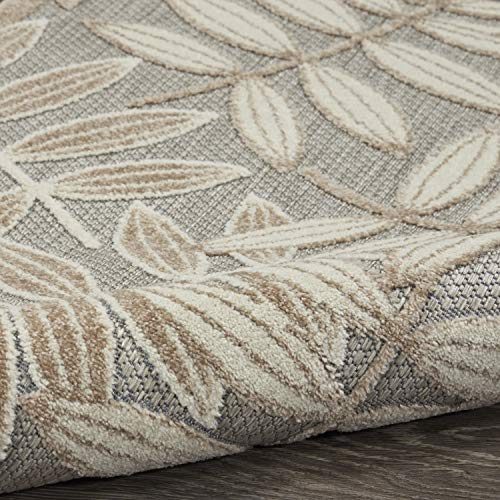 Tapete runner Nourison Aloha Natural 2'3" x 8' miniatura 6