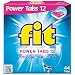 Produktbild fit Power Tabs 12, Geschirrspüler Tabs All in One, fit Geschirrspültabs mit Eco-Technologie, Geschirrspültabs mit wasserlöslicher Folie, ohne Auspacken, 44 Power Tabs für Geschirrspüler