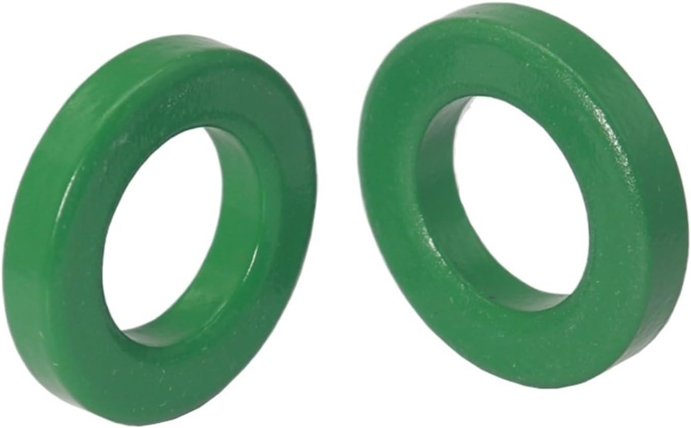 10-5PCS Mn-Zn High Conductivity Green Ferrite Core Ring 25 * 15 * 5mm Anti-Interference Filter Inductor 25x15x5mm(5PCS)