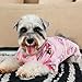 Fitwarm Sweet Cupcake Pet Clothes for Dog Pajamas PJS Coat Soft Velvet Pink XL