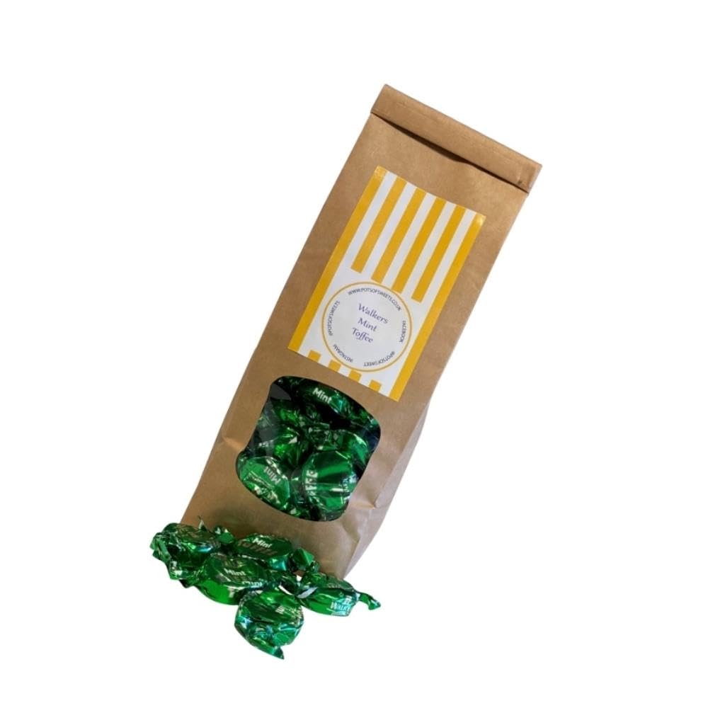 Pots Of Sweets 300g Sacchetto di Walkers Mint Toffee