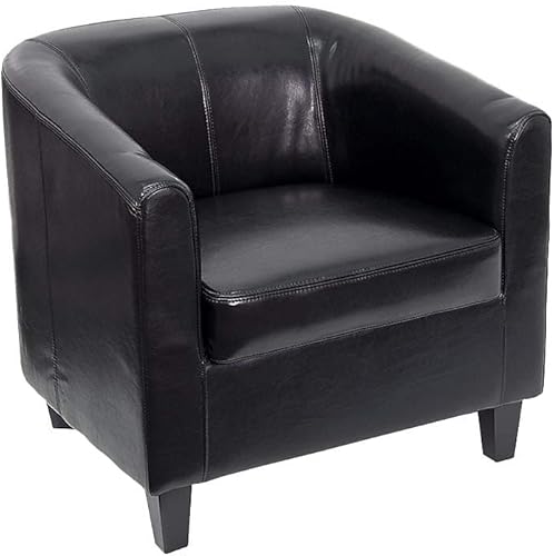 Miniatura 4 de Flash Furniture Sillón Katie LeatherSoft negro Negro -,Marrón,Gris,https://www.amazon.com/dp/undefined