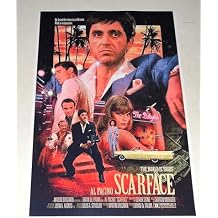 Cleveland Vinyl SCARFACE 1983 Poster Al Pacino Tony Montana - Miami 19"x13" Brian De Palma Masterpiece