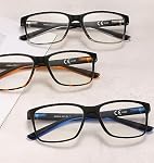 3 Pack Reading Glasses for Men Blue Light Blocking Spring Hinge Readers for Men