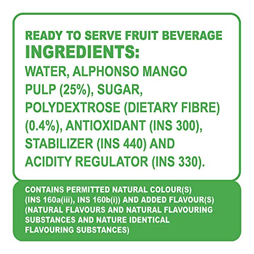 B-Natural-Ratnagiri-Alphonso-Mango-Juice-750ml-Pack-of-2 B Natural Ratnagiri Alphonso Mango Juice, Goodness of Fiber, 750 ml (Pack of 2)