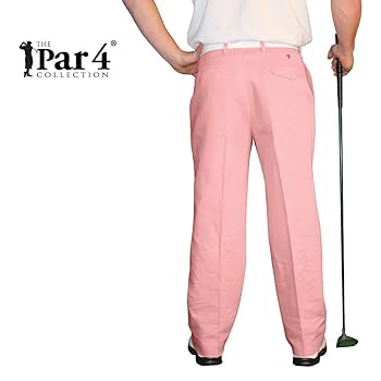 M・USPORTS 日本製　新品未使用　メンズゴルフパンツ ピンク　後ろ刺繍 M・USPORTS 日本製 新品未使用 メンズゴルフパンツ ピンク 後ろ