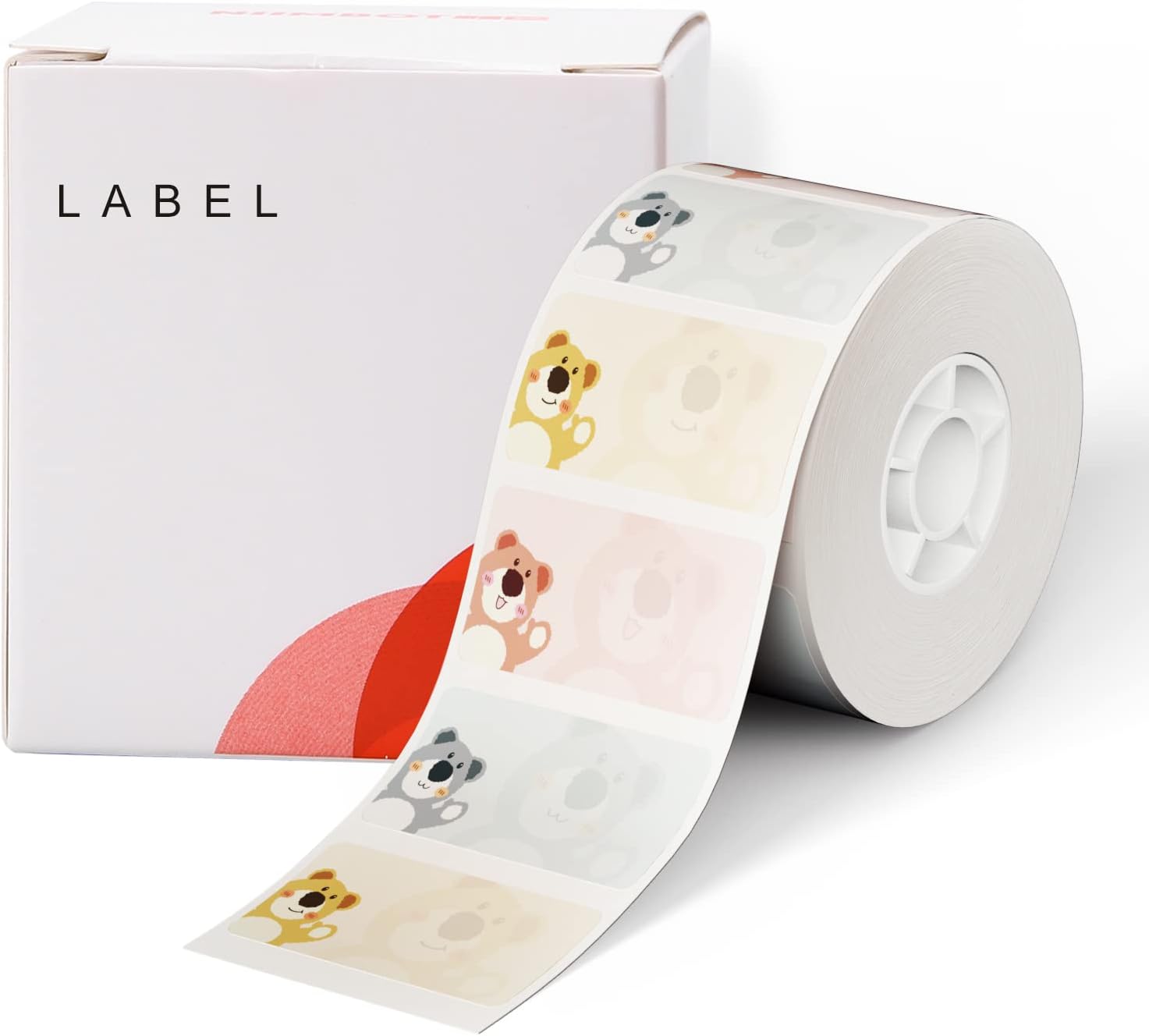 NIIMBOT B21/B3S Printer Thermal Labels, 1.57'' x 0.79'' (40x20mm) Self-Adhesive Therml Labels Paper for B1/B21/B3S Label Maker, 1 Roll of 320 Thermal Label Papers