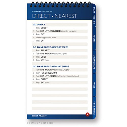 Embraer Phenom Prodigy Qref Checklist Prodigy Flight Deck GDL 69 (Qref Avionics Quick Reference)      Ring-bound – January 1, 2015