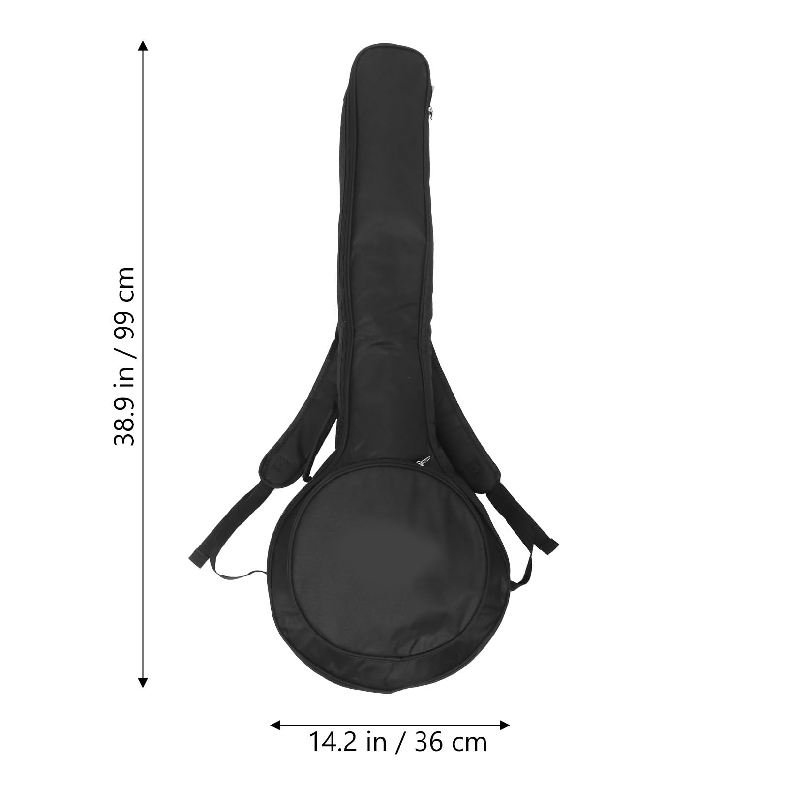 Mochila impermeable gruesa para banjo de 5 cuerdas, ligera, portátil, para almacenamiento de música al aire libre, viajes