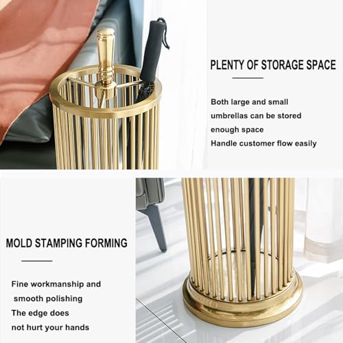 Solution de rangement pour parapluie avec design peu encombrant