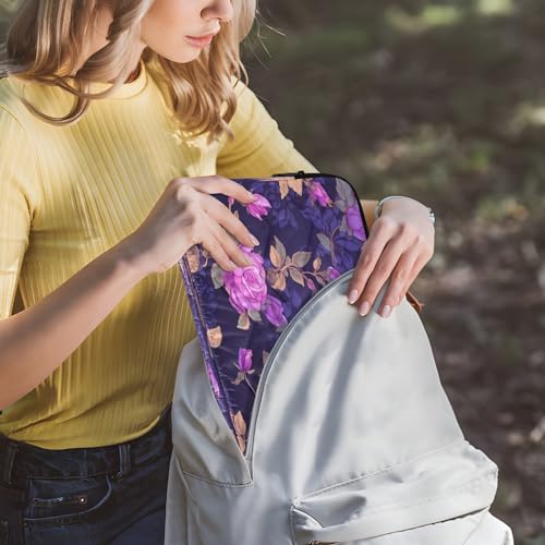 Funda para laptop 13-14 pulgadas con diseño floral impermeable miniatura 6