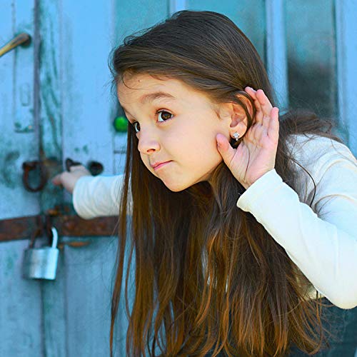 Cubic Zirconia Small Hoop Earrings - CZ Cat Dog Paw Print Hoop Huggies Earrings Sterling Silver Hypoallergenic Cute Cartilage Earrings for Women Girls Teens2