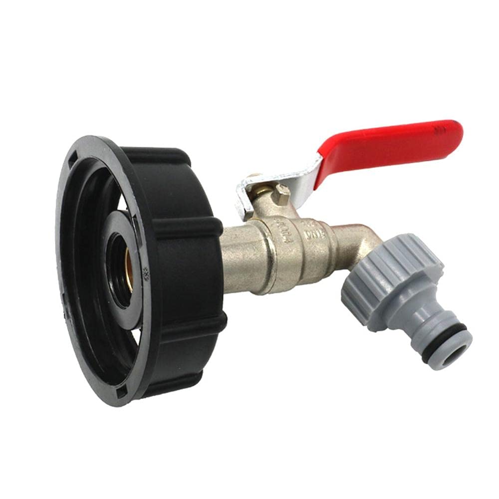 Adaptador Para Tanque IBC - Conector De Manguera De Jardín 1/2", Para Drenaje De Válvula, Grifo