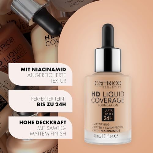 Catrice HD Liquid Coverage Foundation Nr. 097 – Concealer für unreine Haut