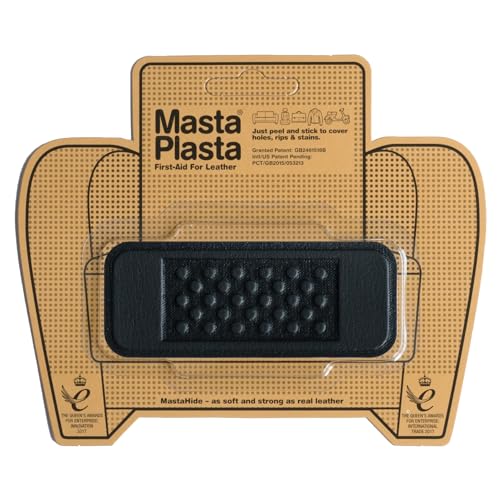 MastaPlasta Instant Self-Adhesive Premium Leather Repair Patch. Black Bandage 4