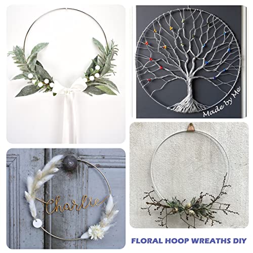 MJRASG Pacote com 16 Aros Florais de 10