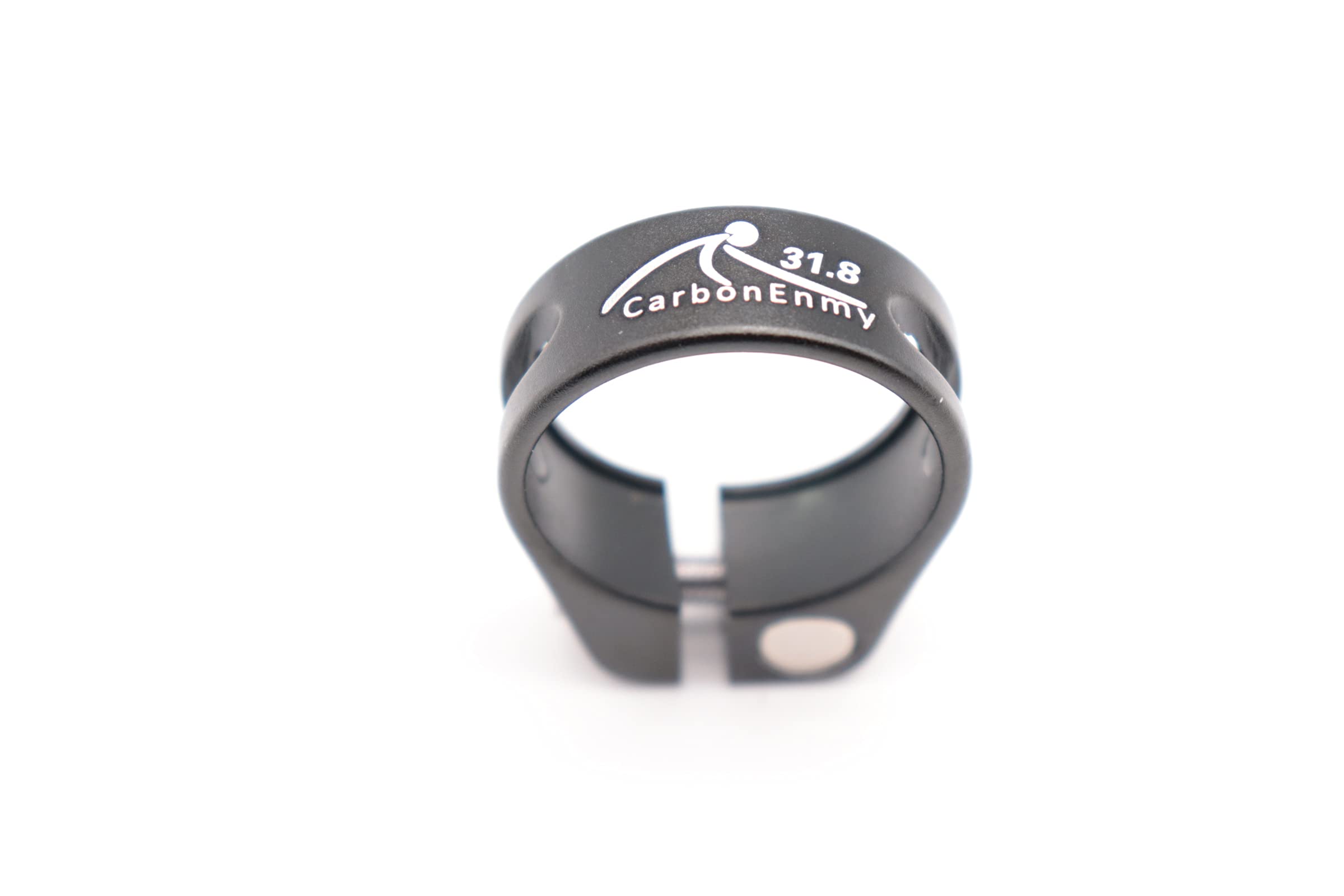 super lekki aluminiowy zacisk siodełka rowerowego 31,8 mm (czarny)