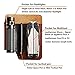EASYANT Leather Men Pocket Organizer Leather EDC Tool Pouch Sheath Handmade Multitool Accessories Brown-Plus