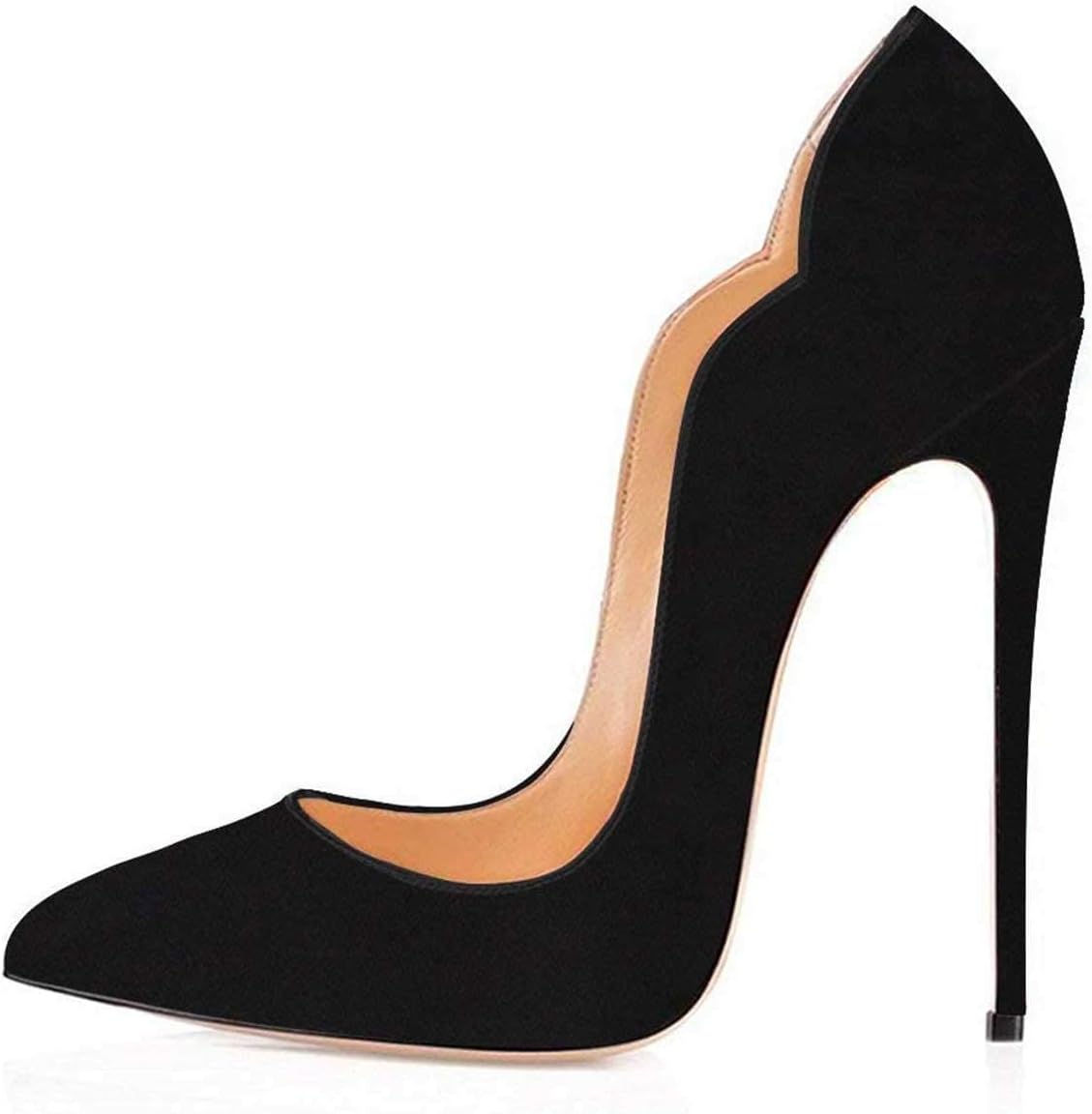 FSJ Women Classic Pointed Toe High Heels Sexy Stiletto Pumps Office Lady Casual Dress Party Prom Shoes Size 4-15 US - Image 2