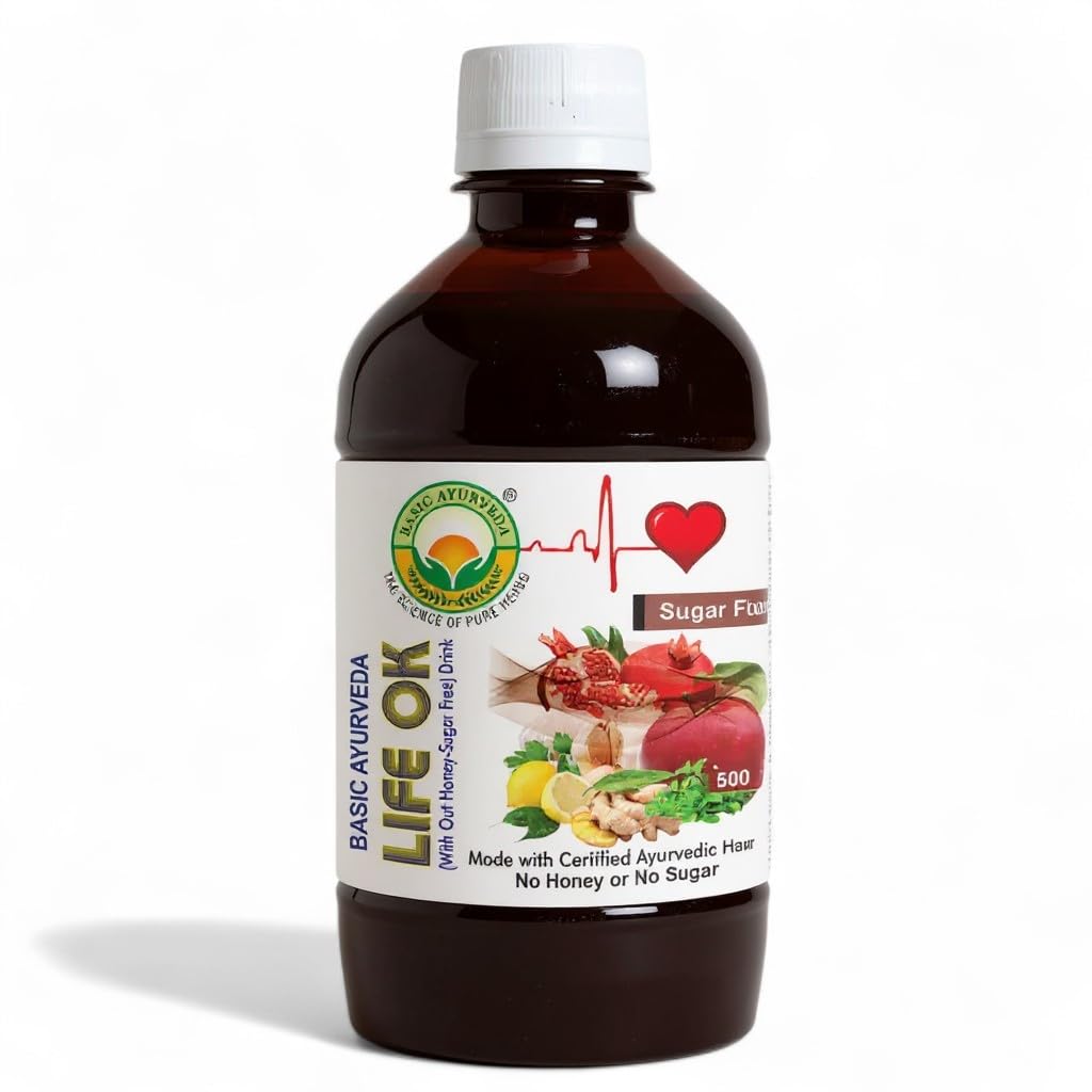 Sponsored Ad - Cardina Life Ok Sugar-Free Drink – 500ml | Natural Ayurvedic Herbal Heart Tonic | Cardiac Wellness Drink for Men & Women | Supports Healthy Cholesterol Levels | No Added Sugar