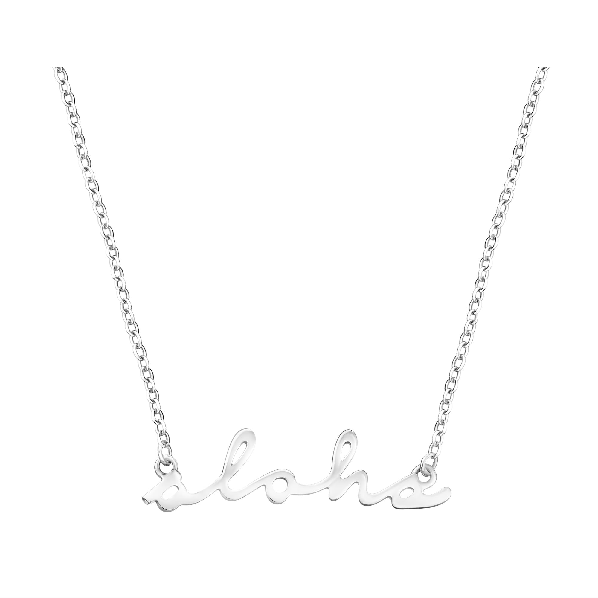 Sofia Milani - Damen Halskette 925 Silber - Aloha Hawaii Anhänger - 50272