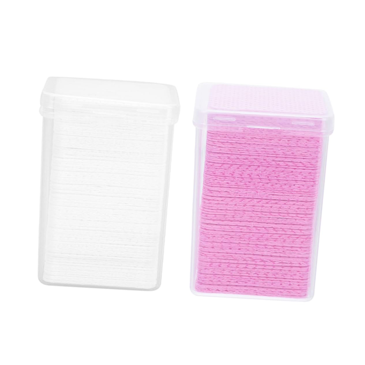 Baluue Wiping Cotton Sheets for Glue Removal 2 Boxes of Lash Glue Cleaning Sheets Makeup Pads Easy to Use Portable Size