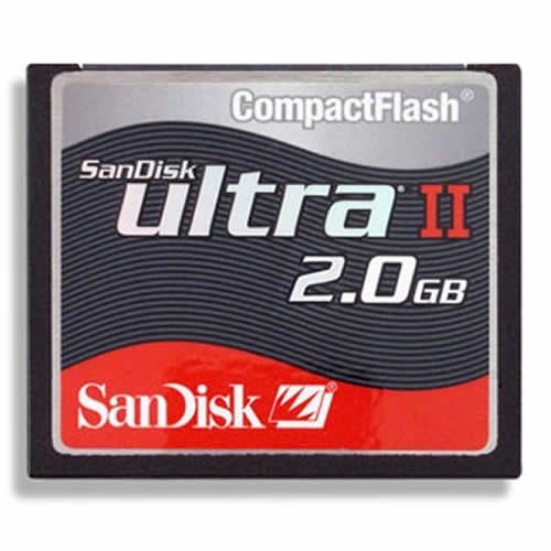 2GB Sandisk CF (Compact Flash) Card Ultra II SDCFH-2048 (BRB)