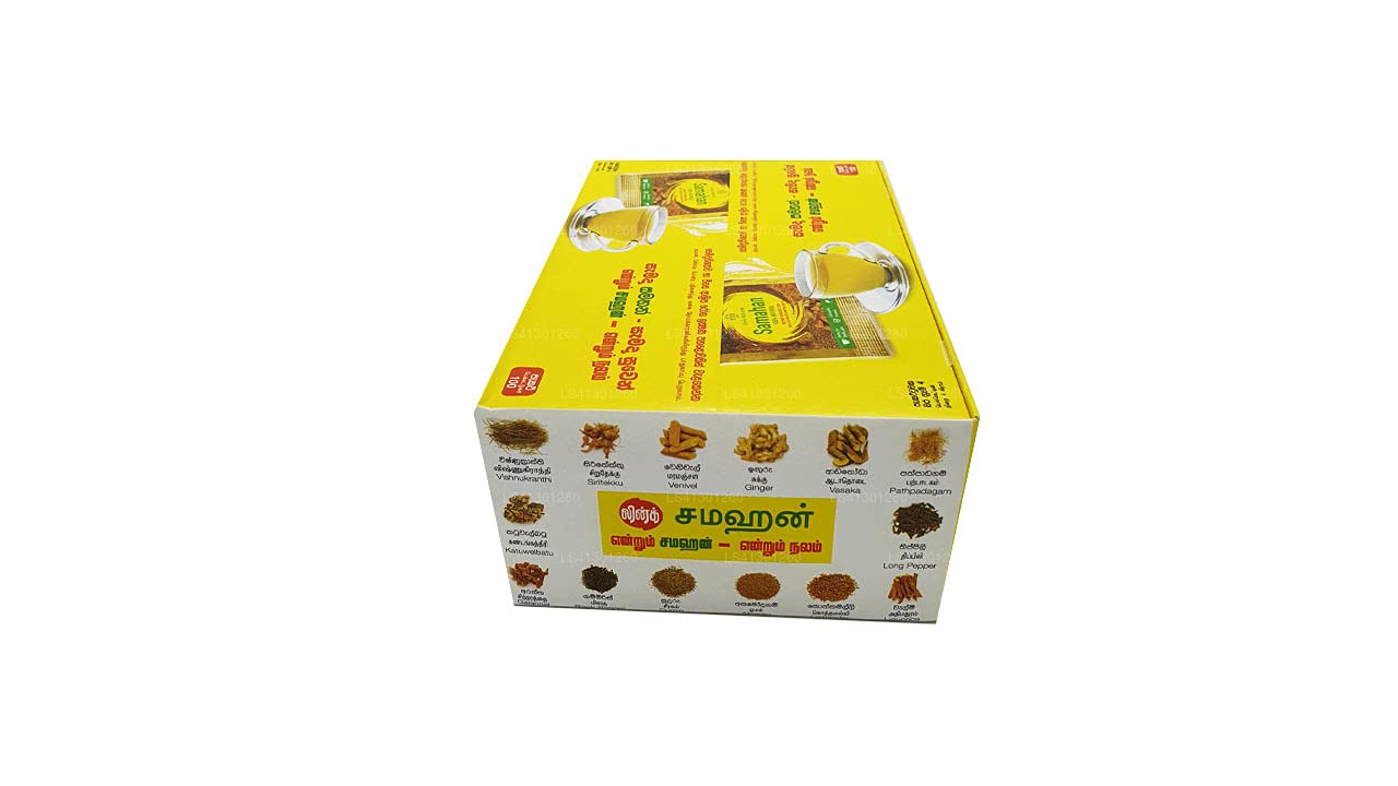 Samahan Ayurvedic Pure Ceylon Ginger Tea Natural Drink, 100 Sachets