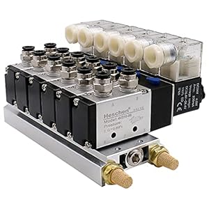 Heschen 4V210-08 Magnetventil Set, 6 Stück