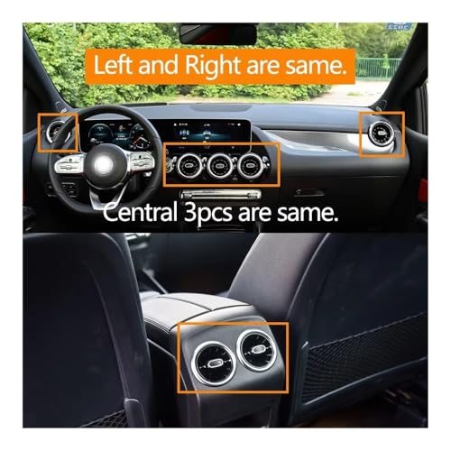 Grille climatisation intérieure finition premium pour Benz GLB et Classe B