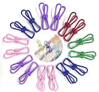 16 Pcs Food Storage Bag Clips, Plastic Food Clips, Clothes Pins, Reusable Freezer Bag Clips For Drying Clothes, Sealing Snacks or Coffee, Keeping Food Fresh (Random Colors)
