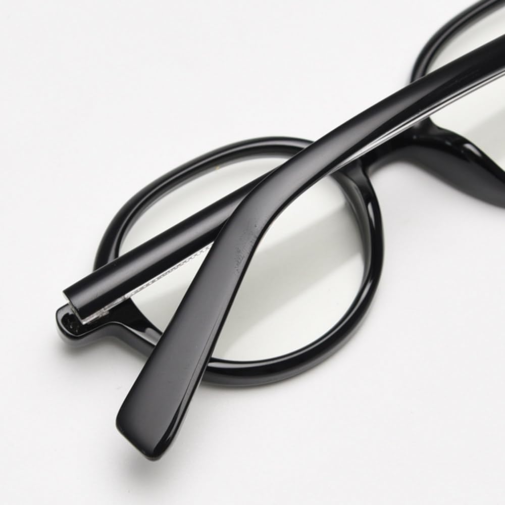 zielono-brązowe owalne okulary z oprawką dla mężczyzn w stylu retro octanowe okrągłe okulary vintage dla kobiet przezroczyste soczewki prezenty