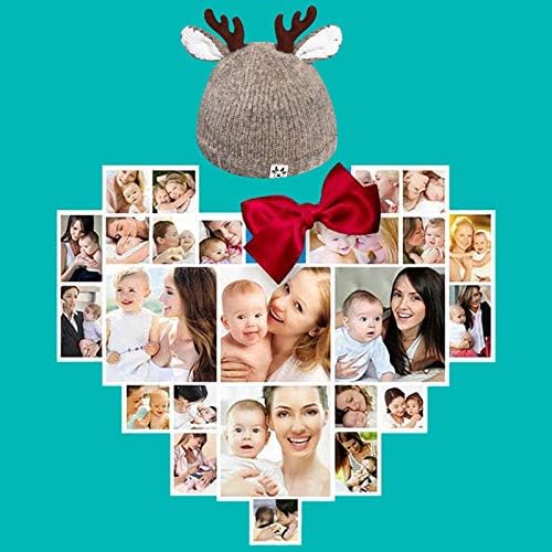Goclothod Kids Cute Reindeer Antlers Hat Winter Warm Knitted Beanie Cap - Image 4
